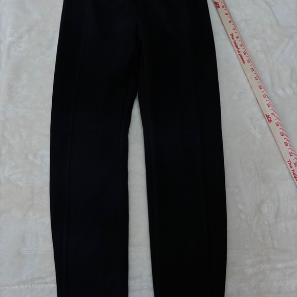 T BY TAHARI Black Pull On Black Faux Suede Pants Size S - Picture 5 of 12
